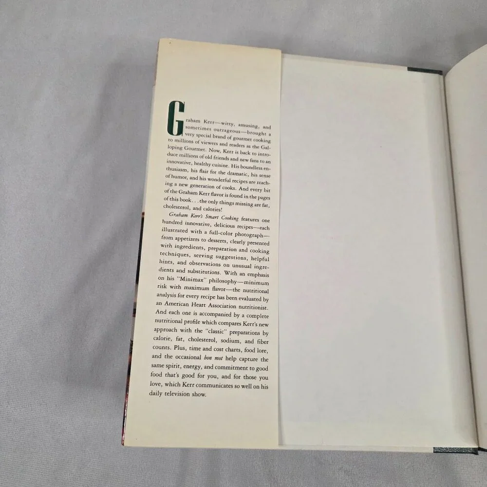 2 Cookbooks - 1. Graham Kerr's Smart Cooking, 2. The Frugal Gourmet